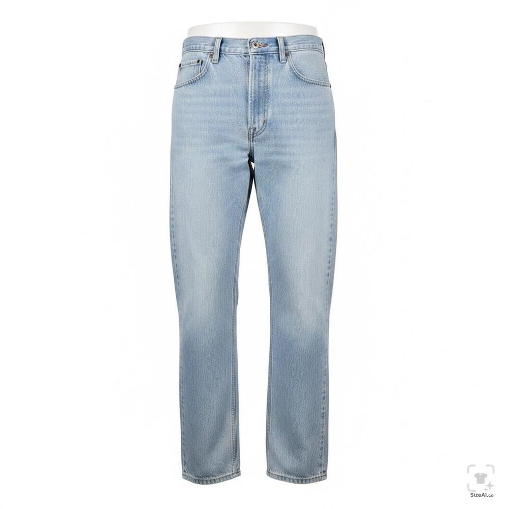 Levis Jeans Mens 32x30 Relaxed Fit Mid Rise Light Wash Blue Denim Straight Leg